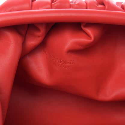 Bottega Veneta Smooth Butter Calf The Pouch Oversized Clutch Bright Red 5 of 8