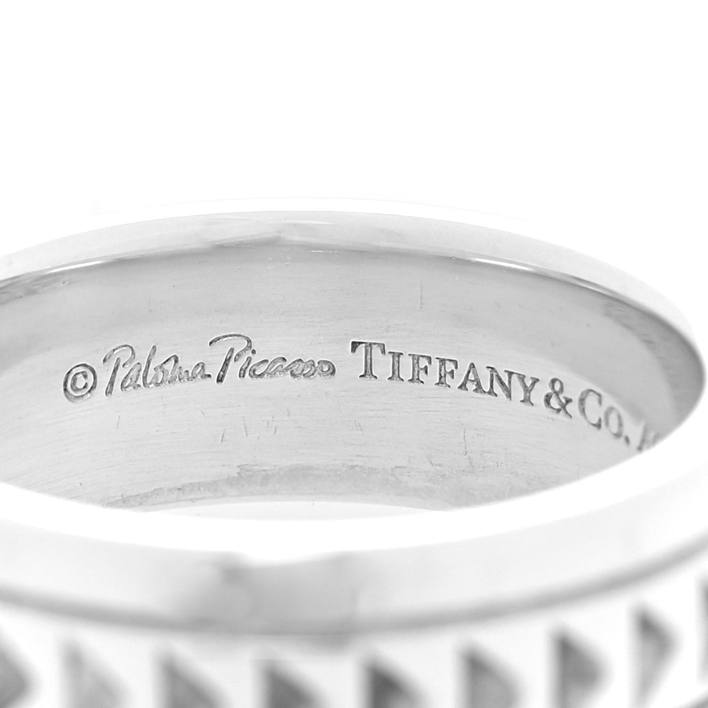 Sterling Silver Paloma Picasso Caliper Band Ring 61 9.75