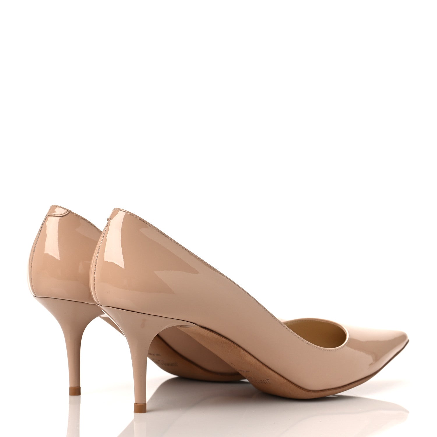 Jimmy Choo Patent Romy 60 Pumps 40 Nude 4 of 8