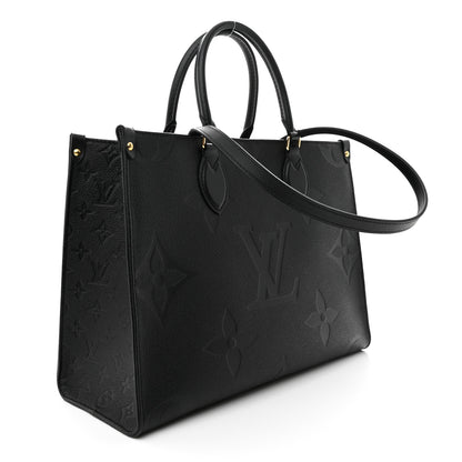 Louis Vuitton Empreinte Monogram Giant Onthego MM Black 3 of 10