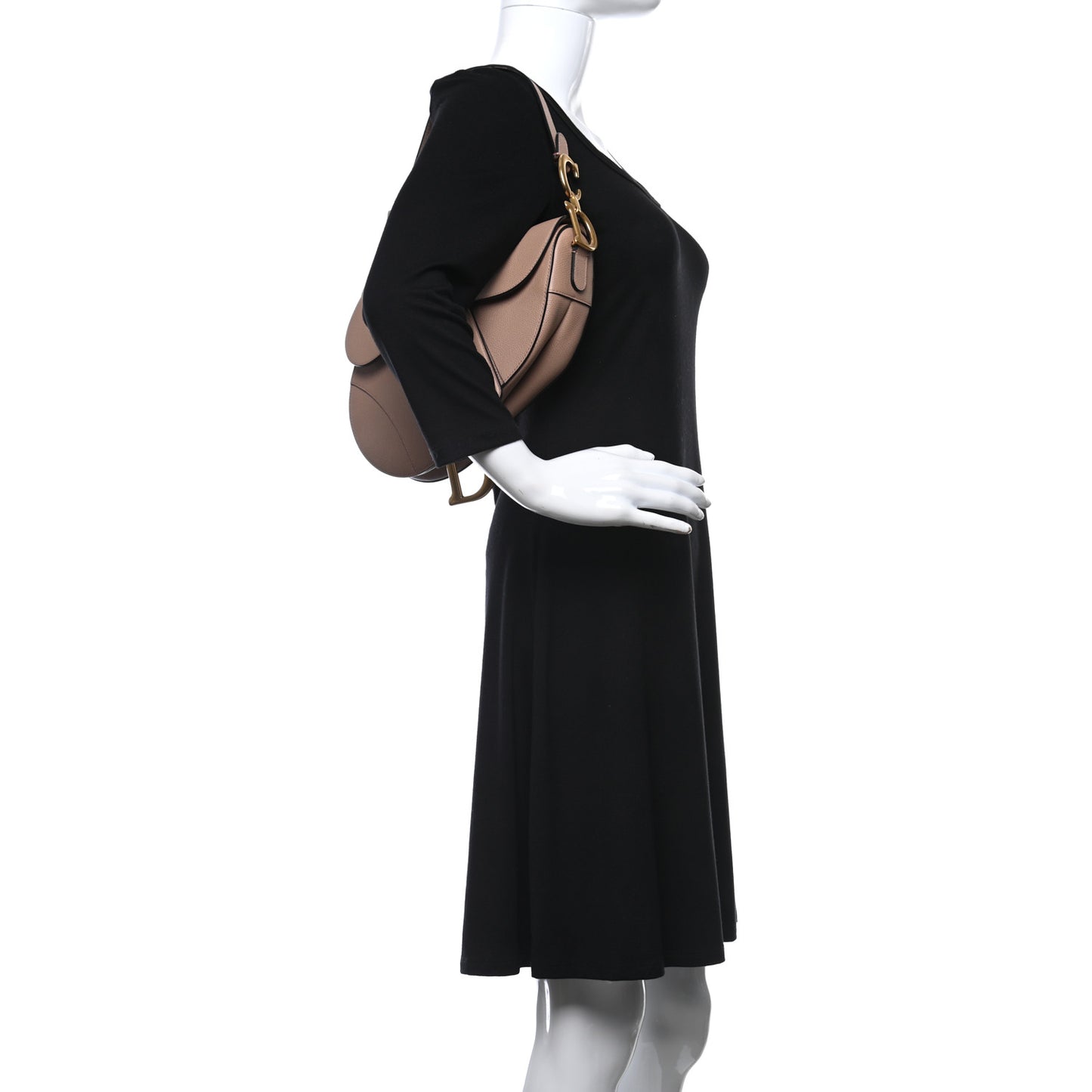 Grained Calfskin Saddle Bag Fard