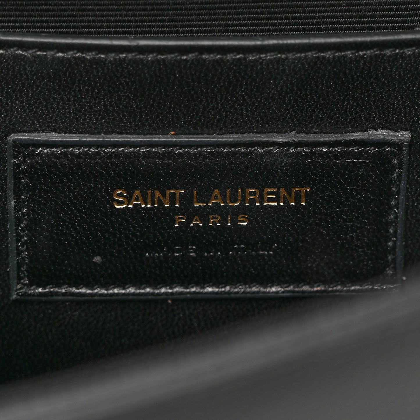 Grain De Poudre Monogram Cassandre Clutch Black