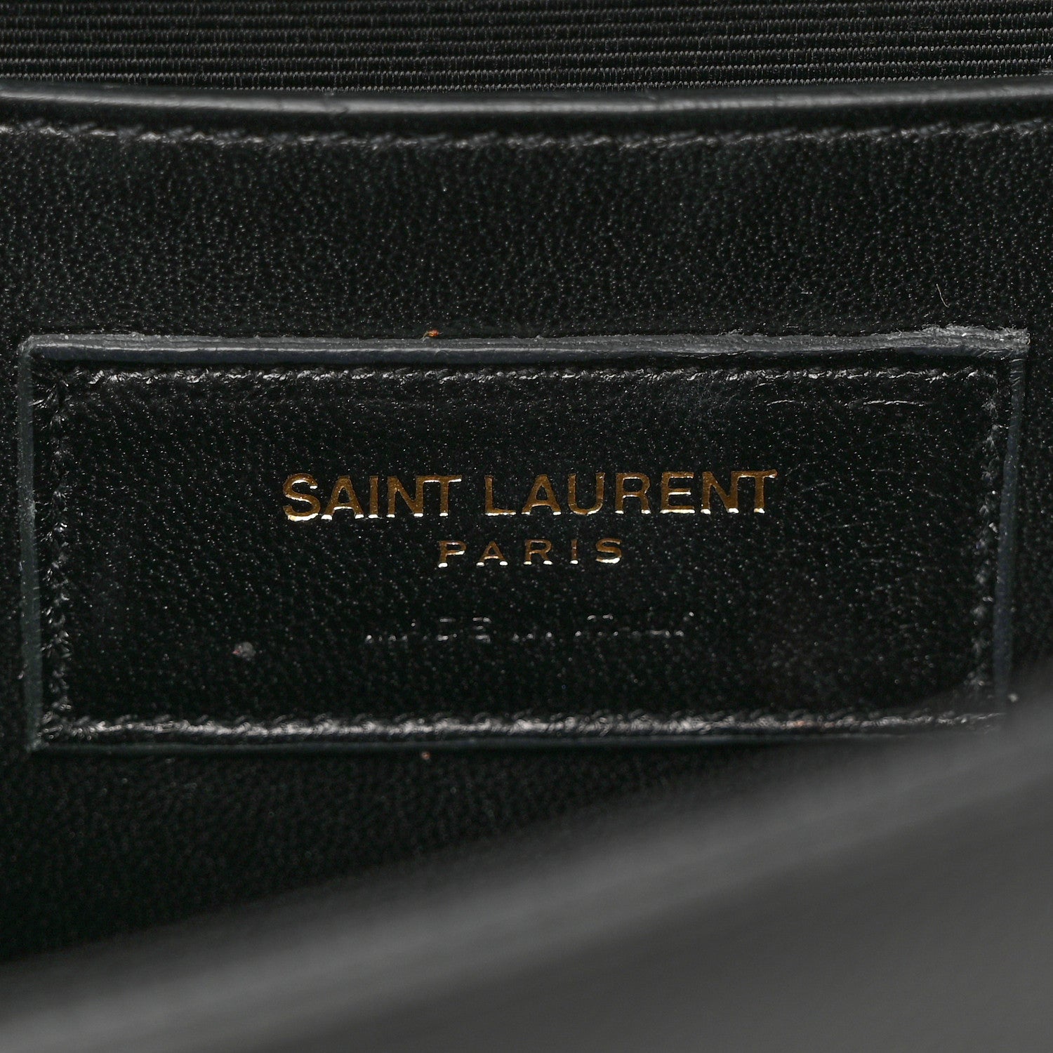 Saint Laurent Grain De Poudre Monogram Cassandre Clutch Black 6 of 7