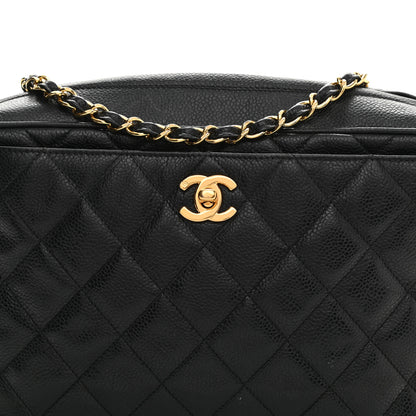 Chanel Caviar Quilted Camera Case Black 9 of 11