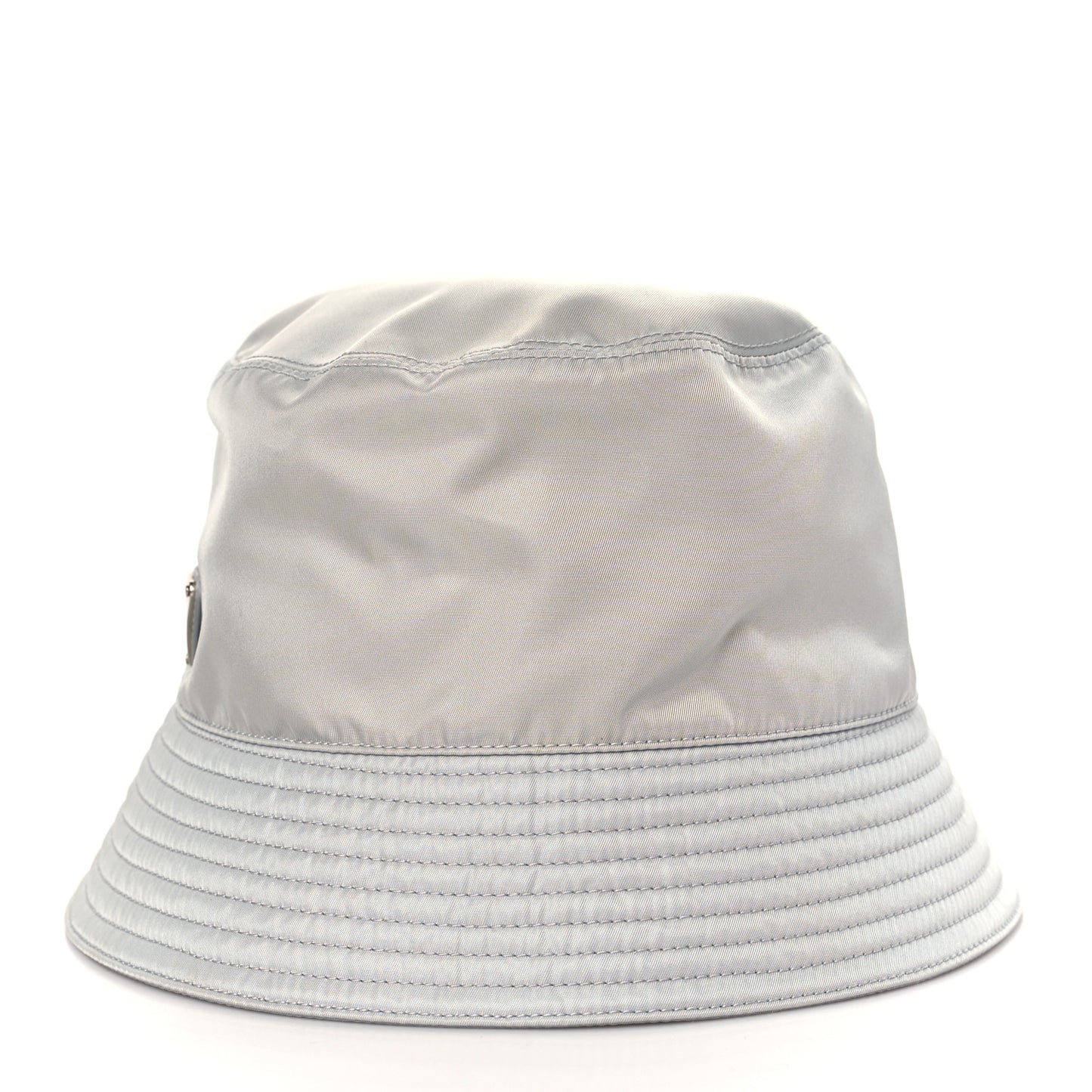 Re-Nylon Metal Triangle Logo Womens Bucket Hat M Fiordaliso