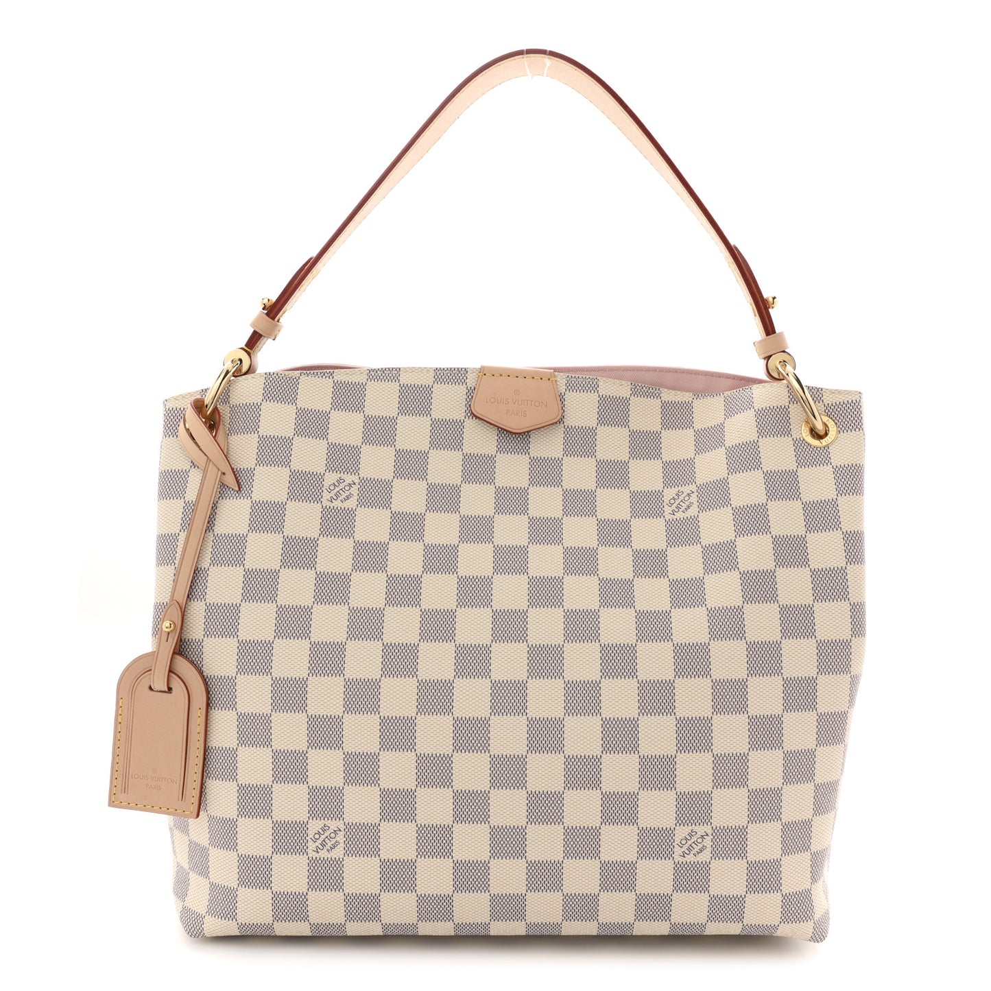 Damier Azur Graceful PM Rose Ballerine