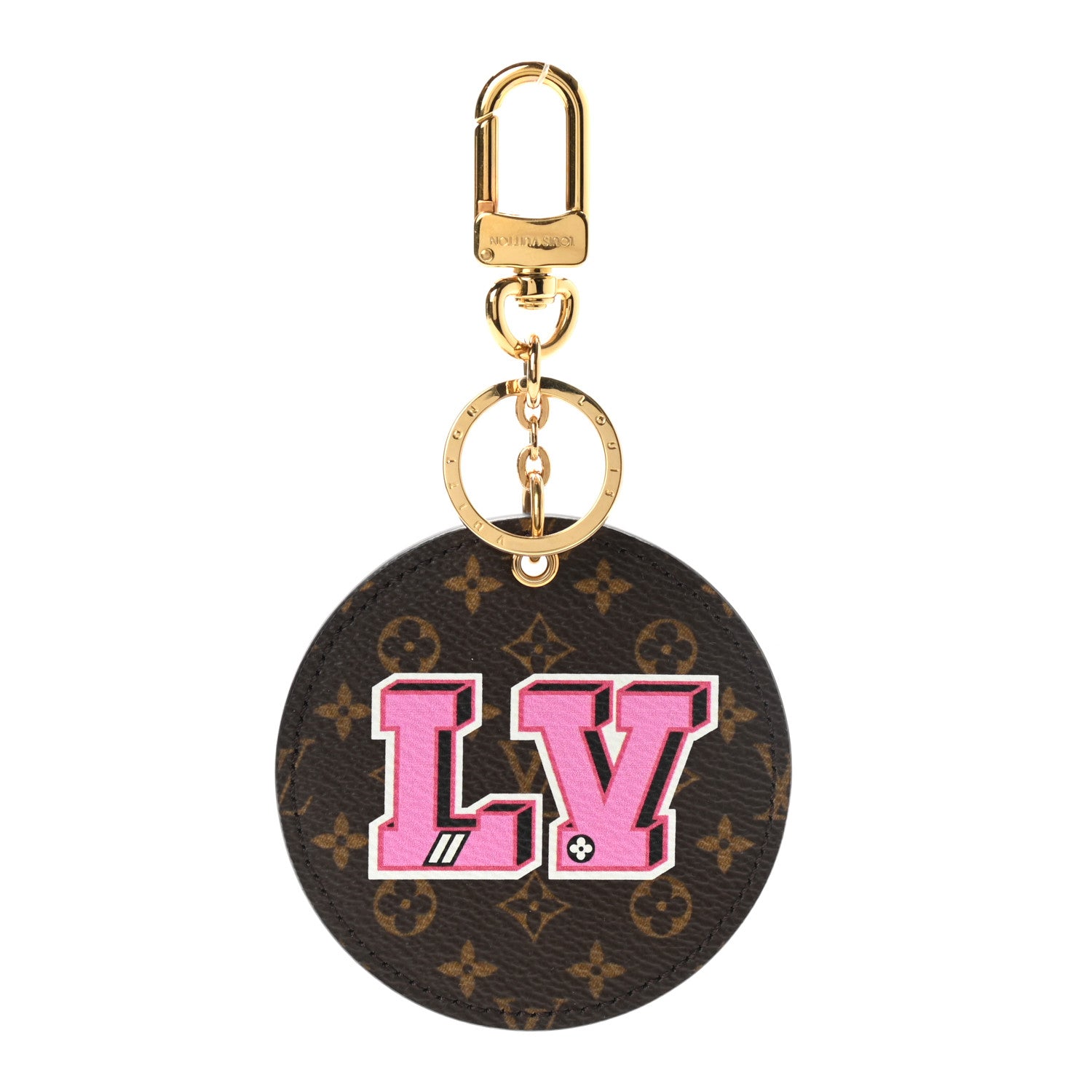Louis Vuitton Monogram Stories Bag Charm Key Holder 1 of 3