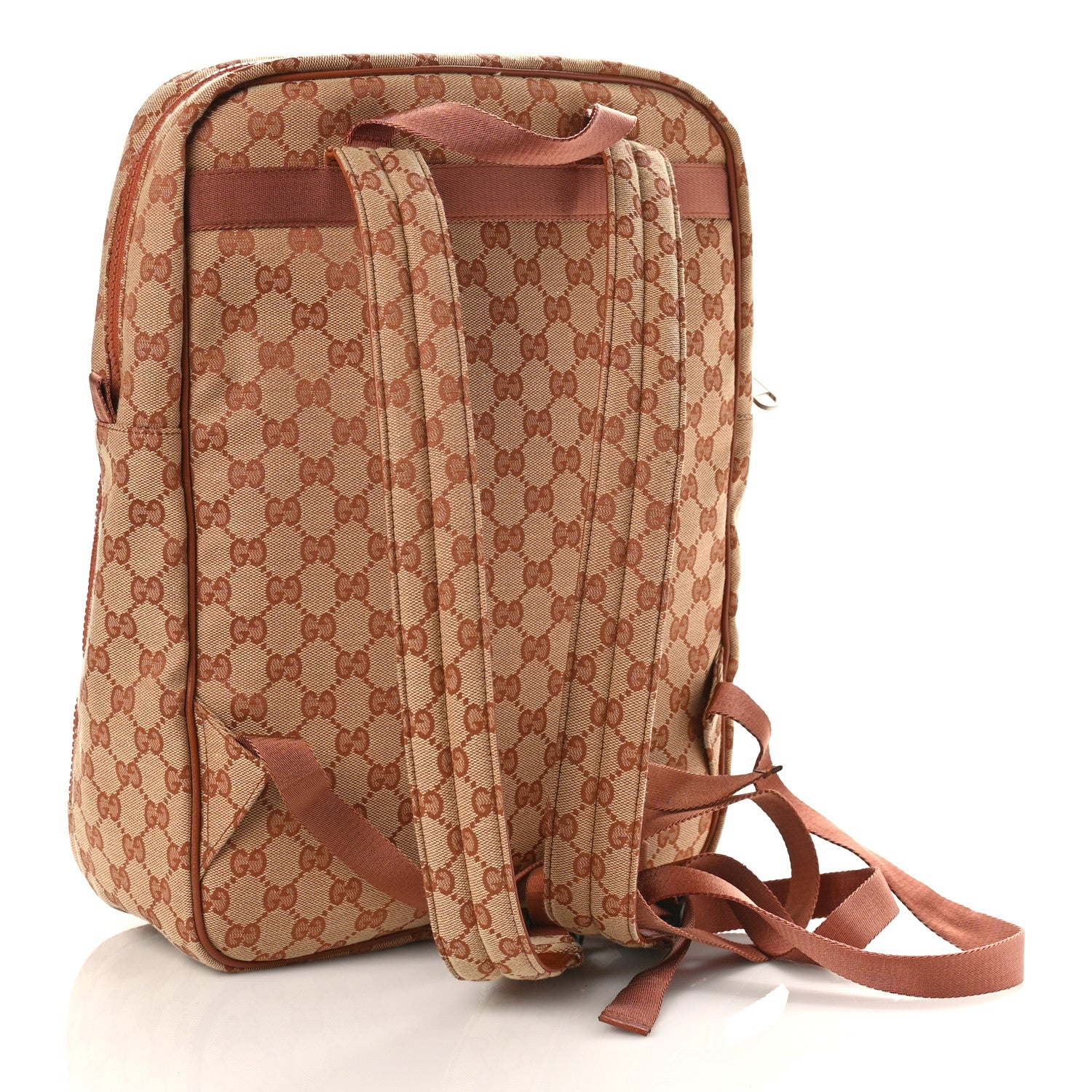 Gucci X MLB GG Monogram NY Yankees Medium Backpack Beige Ruggine
