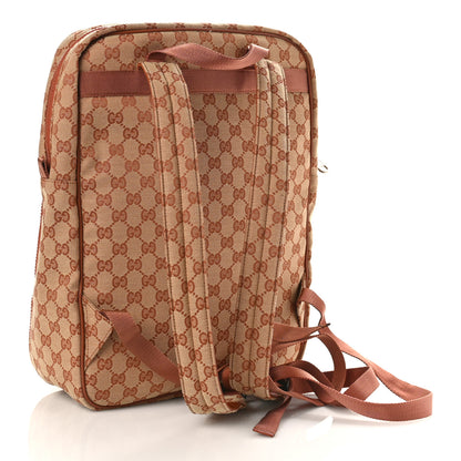 Gucci X MLB GG Monogram NY Yankees Medium Backpack Beige Ruggine Ivory 3 of 8