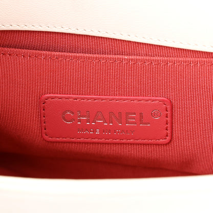 Chanel Lambskin Sequin Embroidered Small Boy Flap White Multicolor 6 of 11