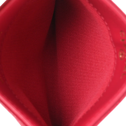 Chanel Caviar Quilted Card Holder Dark Red 5 of 9