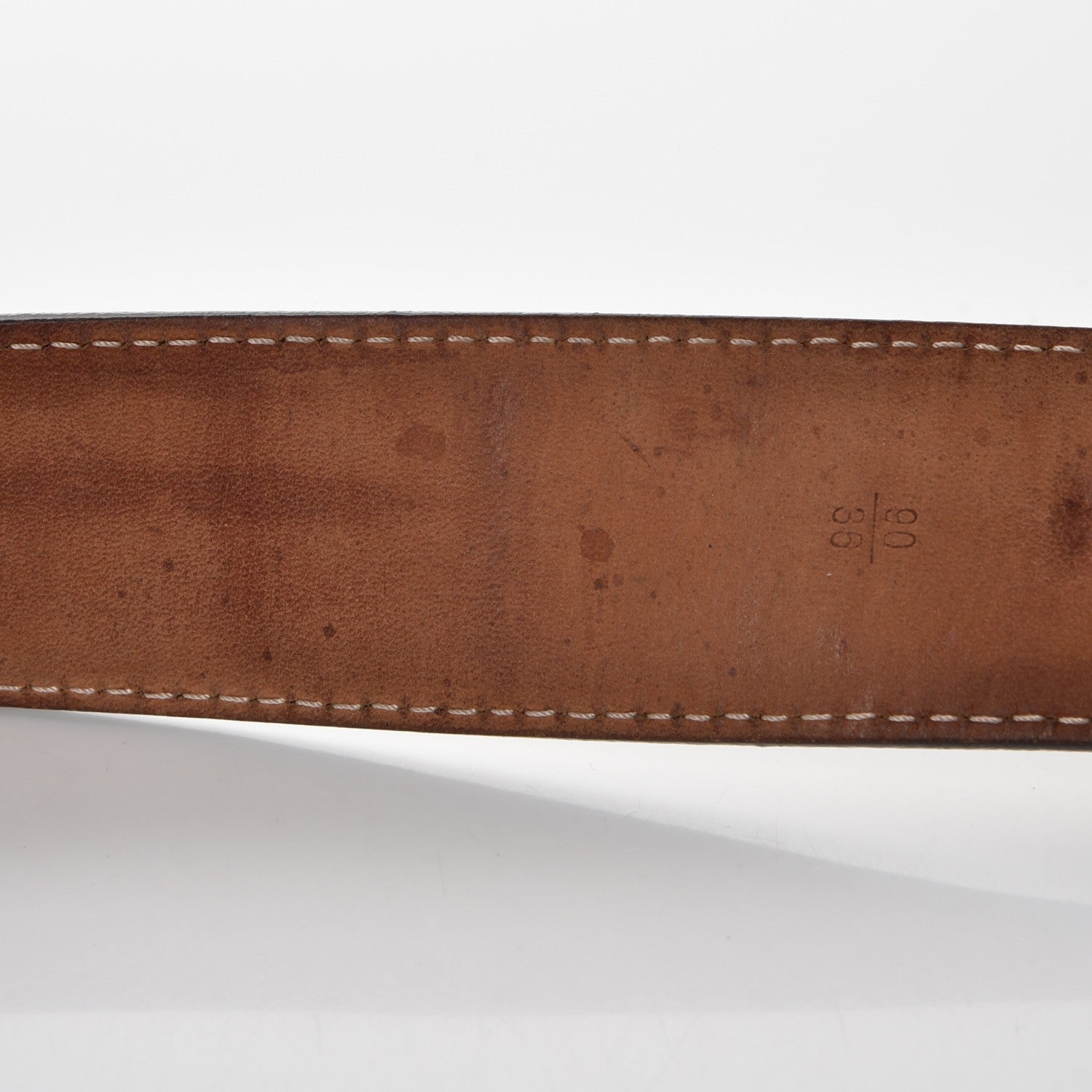 Louis Vuitton Damier Ebene Inventeur Belt 90 36 6 of 13