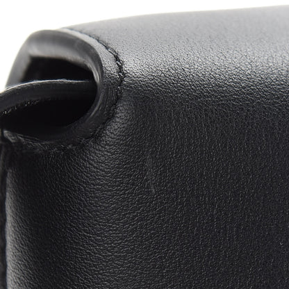 Balenciaga Semi Shiny Smooth Calfskin Monochrome XS Downtown Shoulder Bag Black 11 of 11