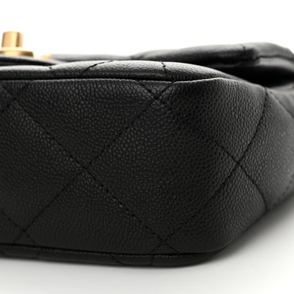 Chanel Caviar Quilted Mini Sweetheart Flap Black 10 of 11