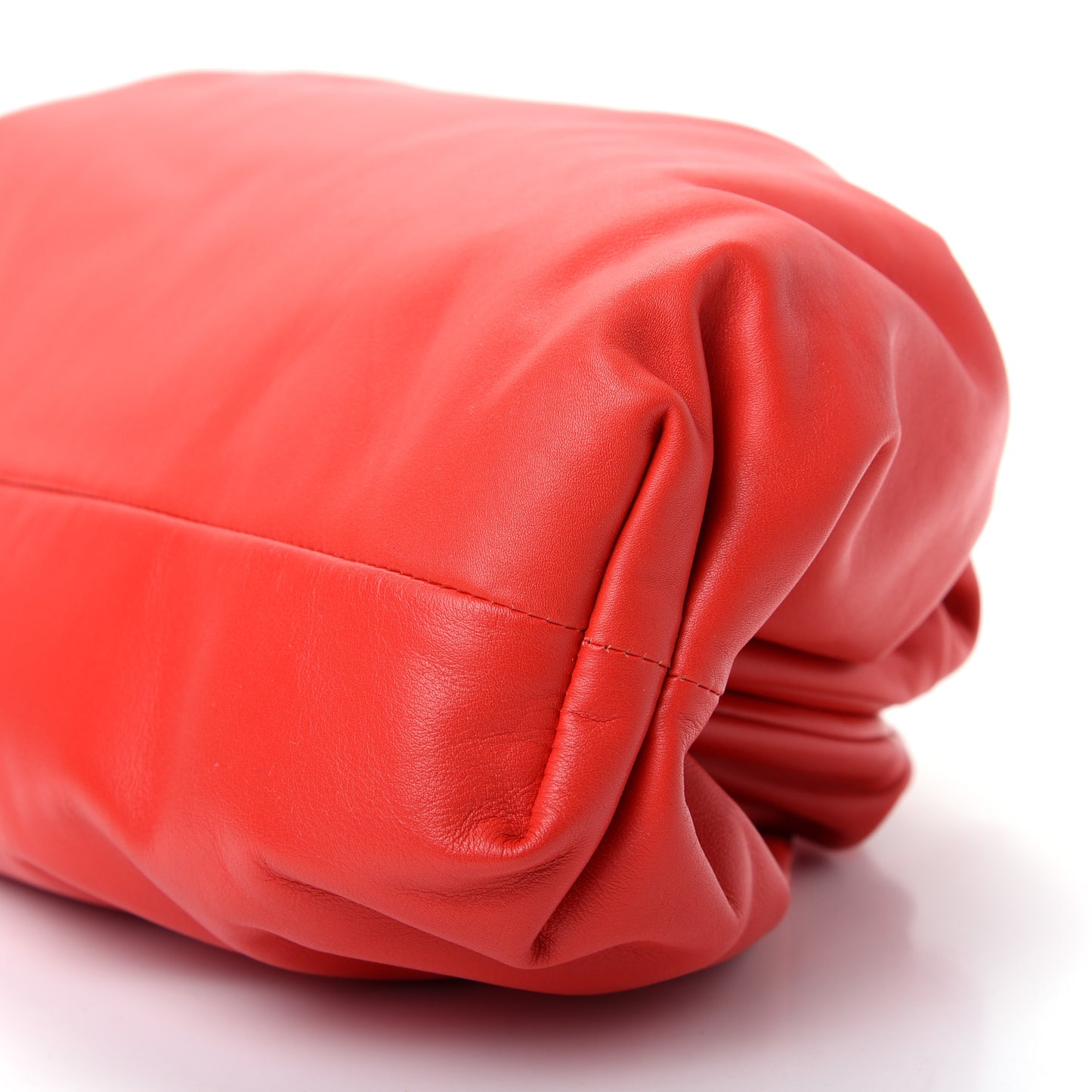 Smooth Butter Calf The Pouch Oversized Clutch Nail Polish