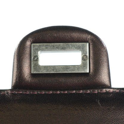 Chanel Metallic Glazed Calfskin 2.55 Reissue 224 Flap Brown 8 of 9
