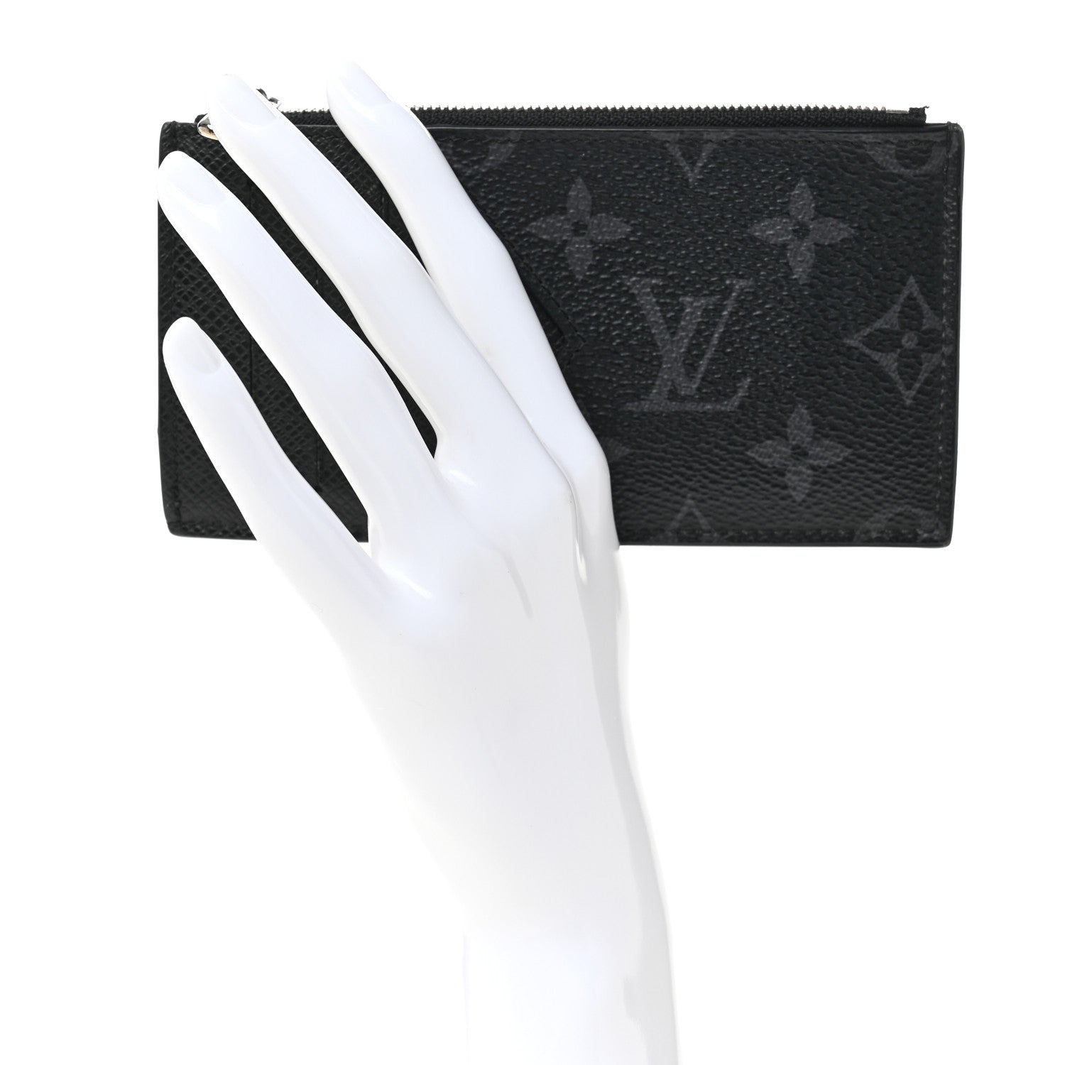 Louis Vuitton Taigarama Coin Card Holder Black 2 of 9