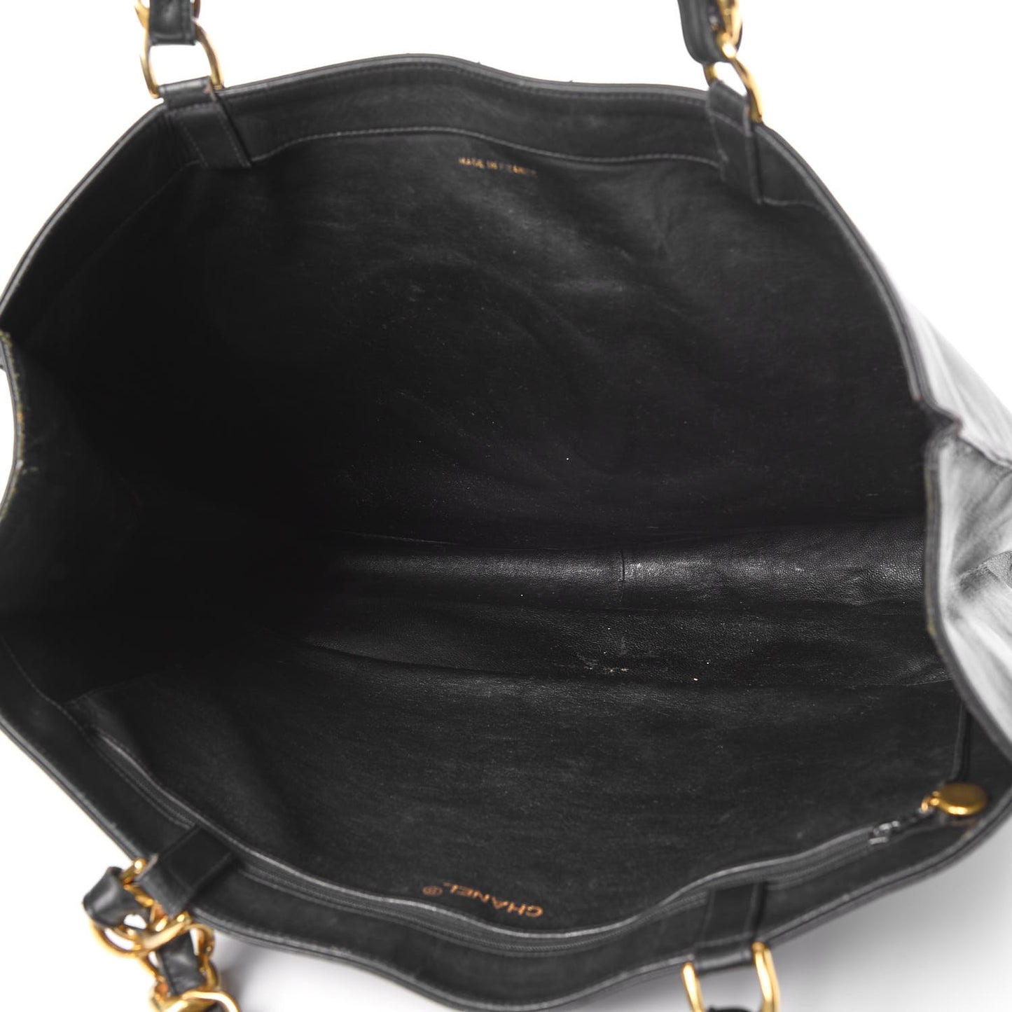 Lambskin Jumbo CC Shoulder Bag Black
