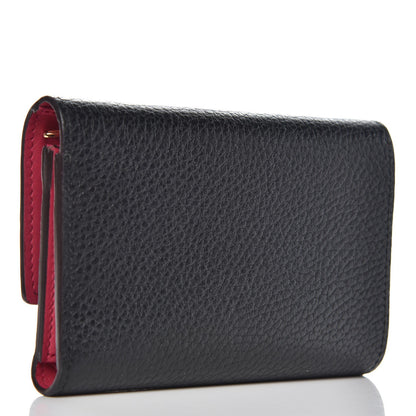 Louis Vuitton Taurillon Capucines Compact Wallet Black 3 of 9