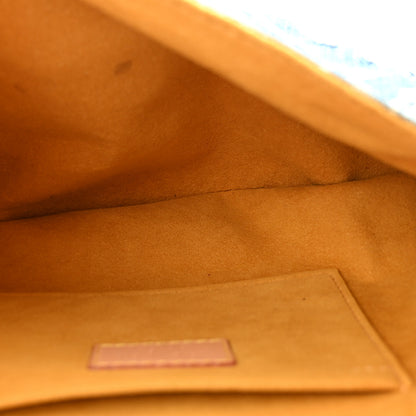 Louis Vuitton Monogram Denim Mini Pleaty Blue 5 of 12