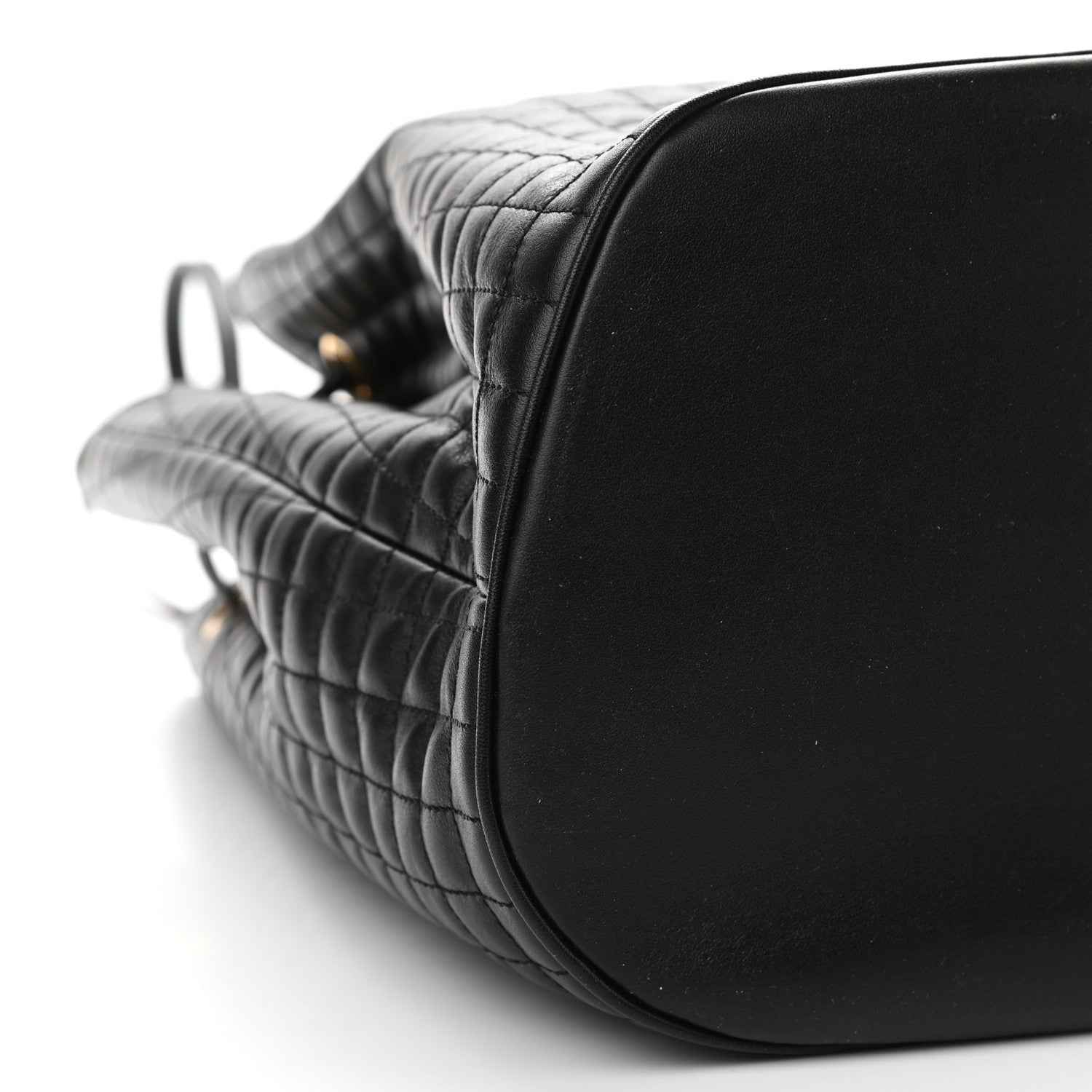 Celine Calfskin Quilted Small C Backpack Black 8 of 9