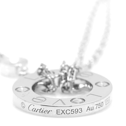 Cartier 18K White Gold Diamond LOVE Bracelet 5 of 6