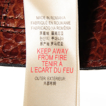Burberry Heritage Grain Medium Woodbury Tote Brown 8 of 11