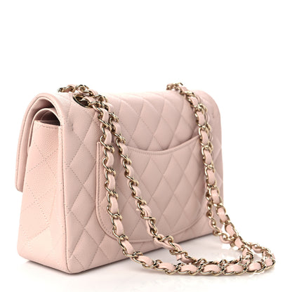 Chanel Caviar Quilted Small Double Flap Light Pink 3 of 9