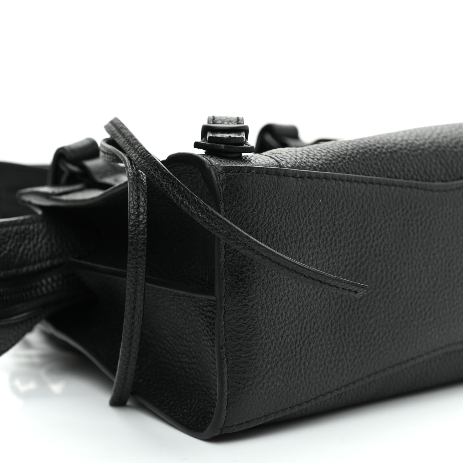 Balenciaga Grained Calfskin Neo Classic Black Hardware Mini City Black 8 of 9
