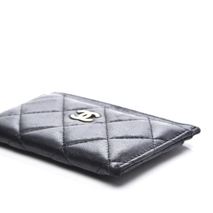 Chanel Lambskin Quilted Card Holder Black 9 of 9
