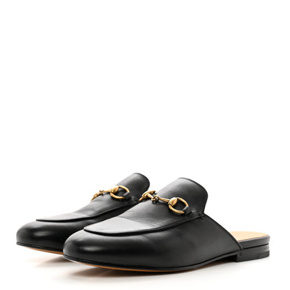 Gucci Calfskin Womens Princetown Slippers 35 Black 3 of 9