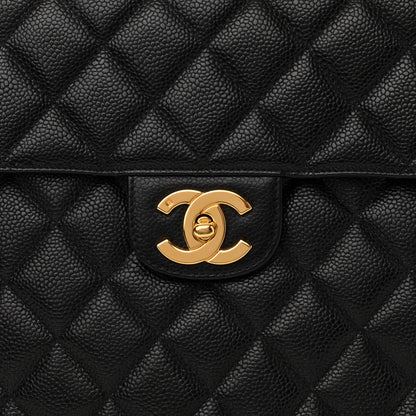 Chanel Caviar Quilted Flap Shoulder Bag Black 14 of 14