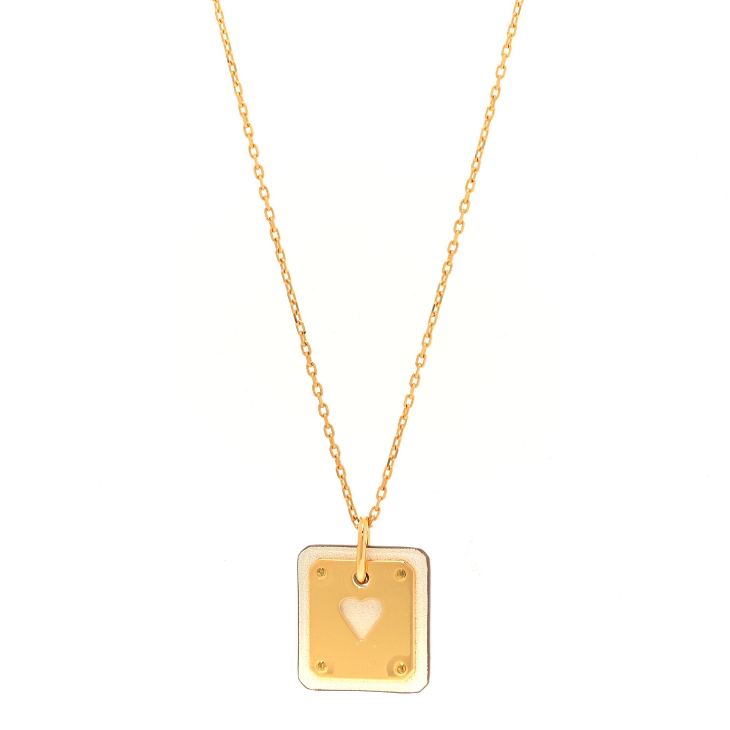 Gold Plated Swift As De Coeur Necklace Nata