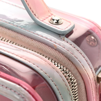 Chanel PVC Patent Calfskin Patent Lambskin Small CC Vanity Case Pink 27 of 31