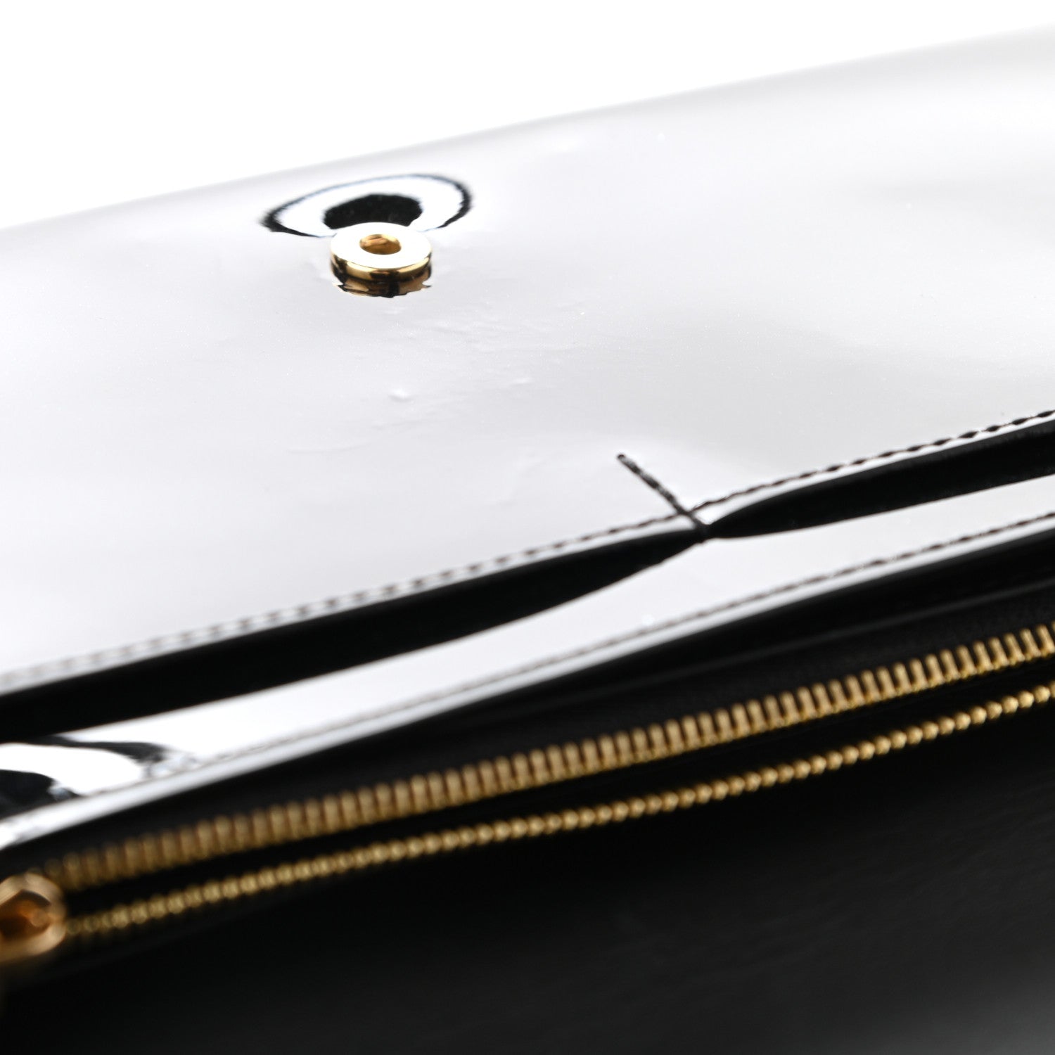 Louis Vuitton Patent Louise Clutch Black 9 of 9