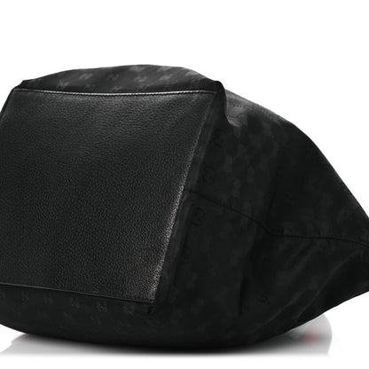 Gucci GG Monogram Medium Web Handle Bucket Tote Black 10 of 13