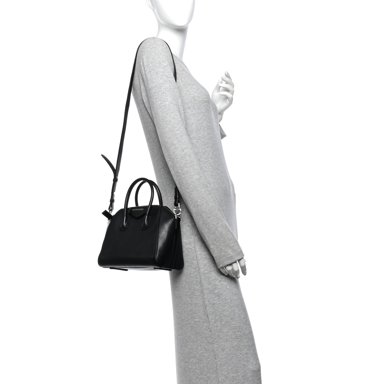 Givenchy Sugar Goatskin Mini Antigona Black 2 of 13