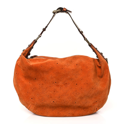 Louis Vuitton Suede Mahina Onatah GM Orange 1 of 8