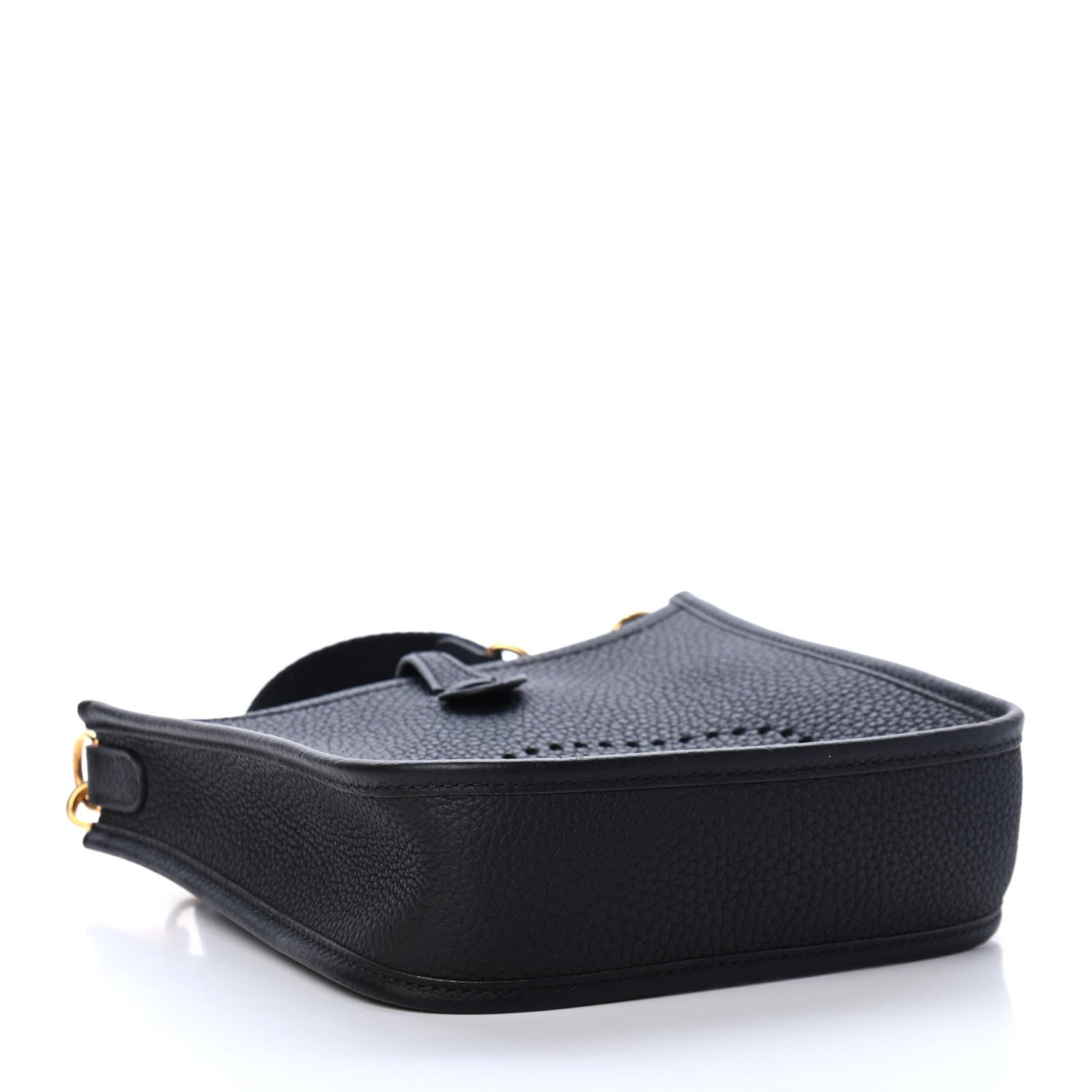 Hermes Taurillon Clemence Evelyne TPM Black 3 of 4