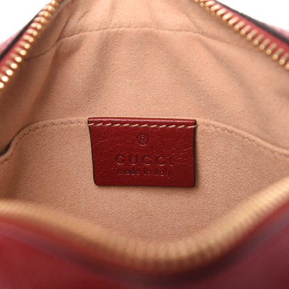 Gucci Suede Calfskin Web Mini Ophidia Shoulder Bag New Blue Romantic Cherry 8 of 10