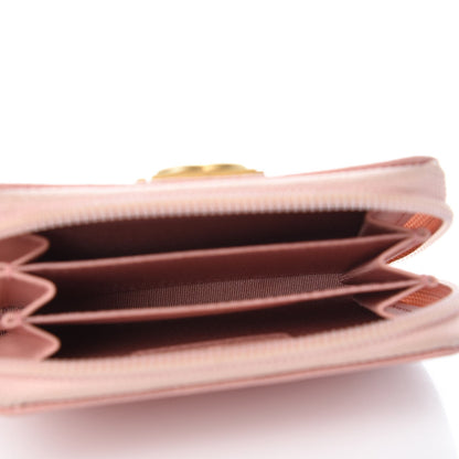 Chanel Caviar Quilted Boy Zip Around Coin Purse Wallet Pink 5 of 8