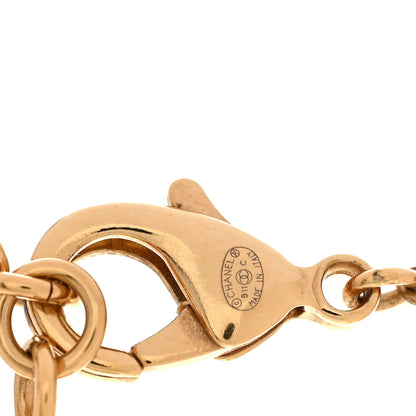 Chanel Pearl Amber CC Long Necklace Gold 5 of 6