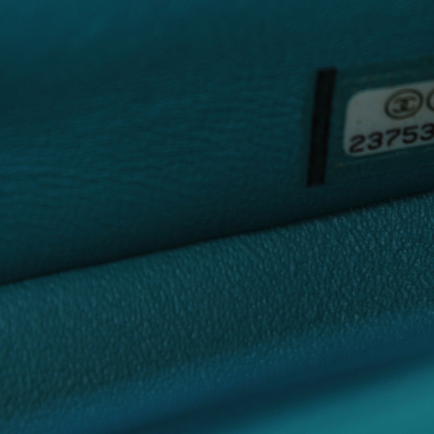 Chanel Caviar Quilted Mini Square Flap Turquoise 7 of 8