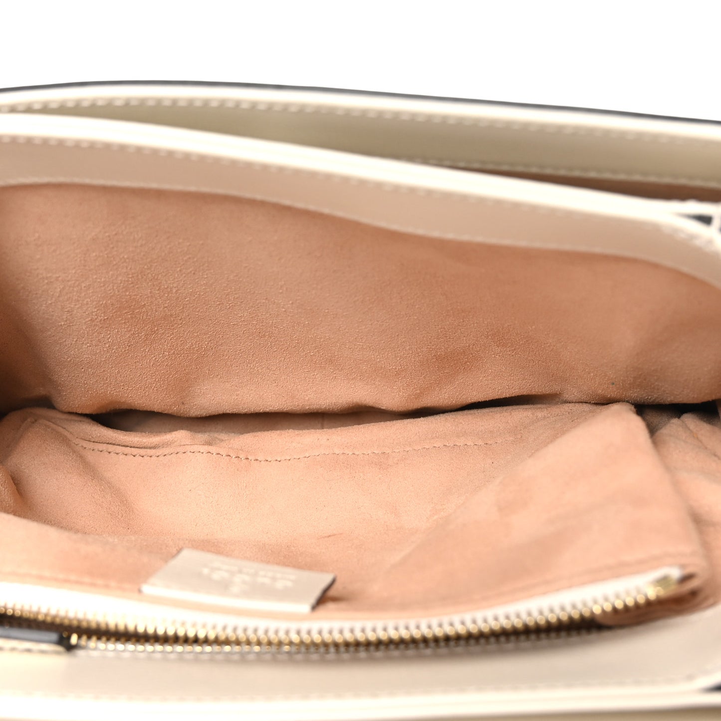 GG Supreme Monogram Horsebit 1955 Shoulder Bag Beige Mystic White