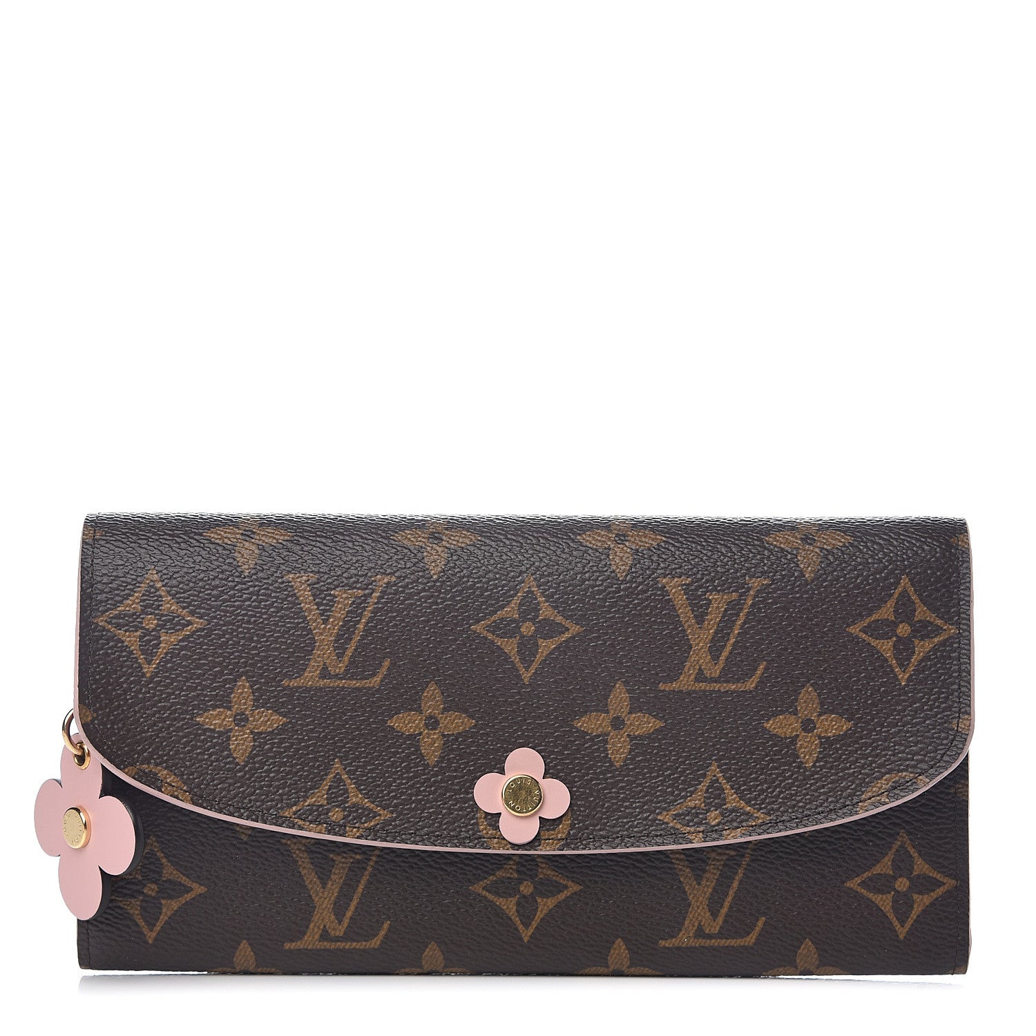 Louis Vuitton Monogram Bloom Flower Emilie Wallet 1 of 6