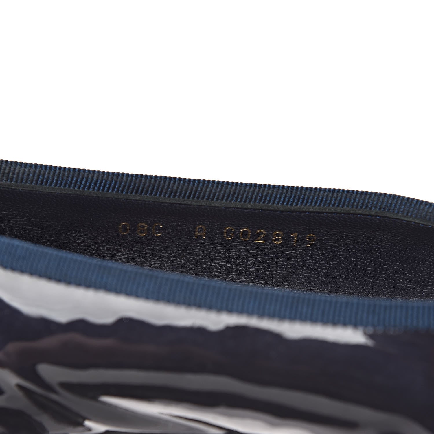 Chanel Patent CC Ballerina Flats 35 Navy 10 of 11