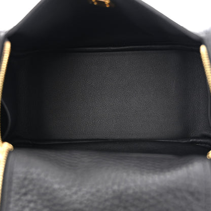 Hermes Taurillon Clemence Mini Lindy 20 Black 6 of 12