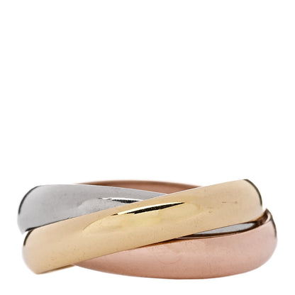 Cartier 18K Pink Yellow White Gold Classic Trinity Ring 52 6 3 of 6