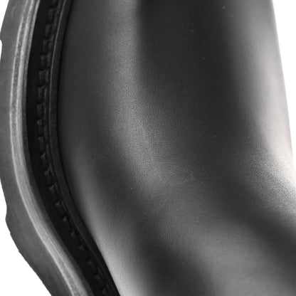 Louis Vuitton Calfskin Monogram Beaubourg Ankle Boots 38 Black 11 of 14