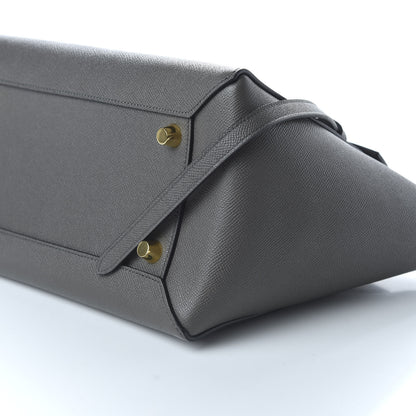 Celine Grained Calfskin Mini Belt Bag Grey 8 of 10